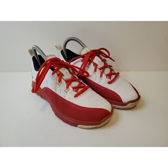 NIKE AIR JORDAN TRAINER PRIME “FLU GAME” BRED WHITE RED (881462-120) SZ US 4.5Y - Picture 1 of 12
